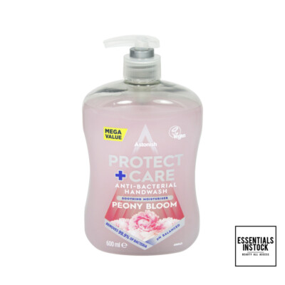 Astonish Protect+Care Peony Bloom Antibakterielle Handwäsche 600ml