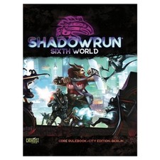 Shadowrun 6th Edition RPG Hardcover Core Rulebook CAT28000 6th World Berlin Ed