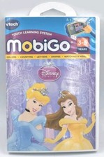 VTech MobiGo Cartridge Disney Princess Game Touch Learning System Complete