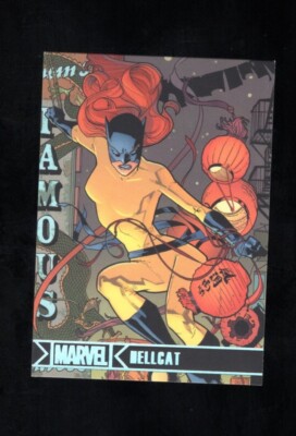 2012 RITTENHOUSE MARVEL'S GREATEST HEROES #36 HELLCAT HOLOFOIL