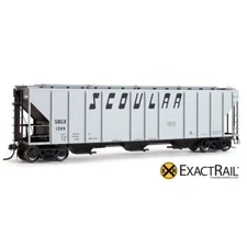 EXACTRAIL HO Scoular PS-2CD 4427 Covered Hopper SBGX #1242 EP-80178-5