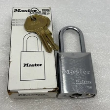 Master Lock Padlock Pro Series 7030 With Two Keys, 7030KALF, New