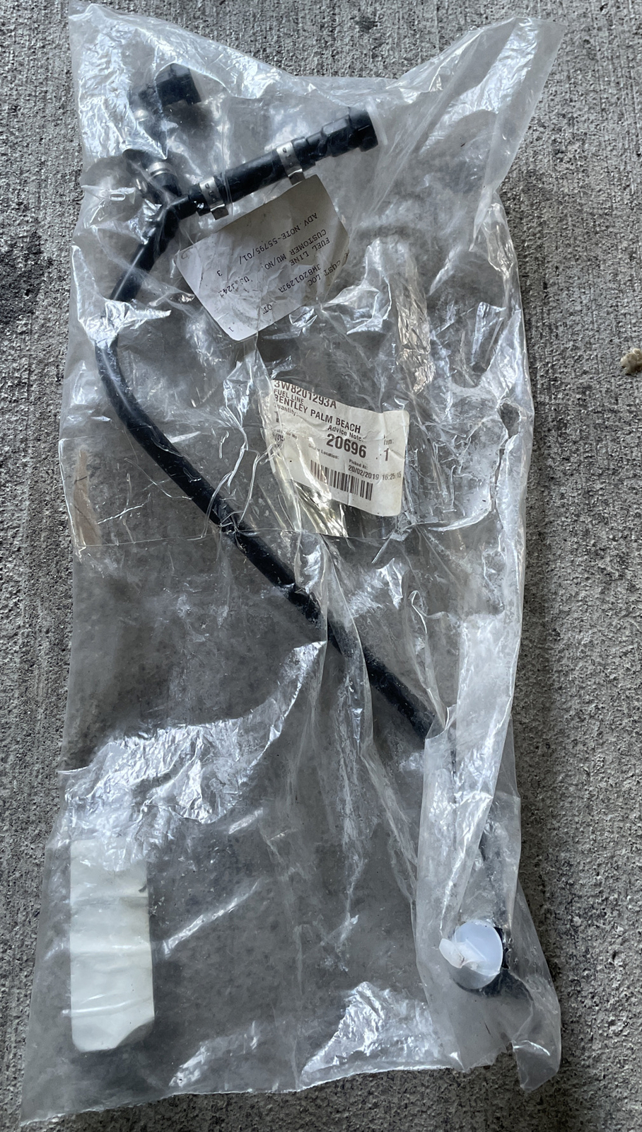 Genuine Bentley Continental GT GTC Flying Spur Fuel Tank Feed Pipe 3W8201293A