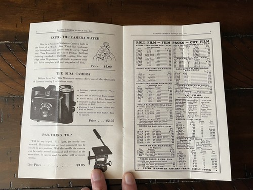 Vintage ‘Candid Camera’ Supply Co. New York - Supply Catalog & More! 1938 - Picture 4 of 13