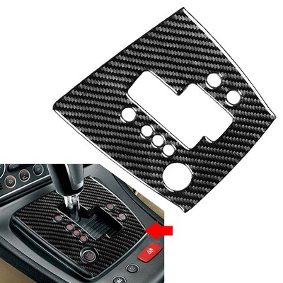 Gear Shift Panel Cover Trim Fit Alfa Romeo 159 Brera Spider Carbon Fiber Black