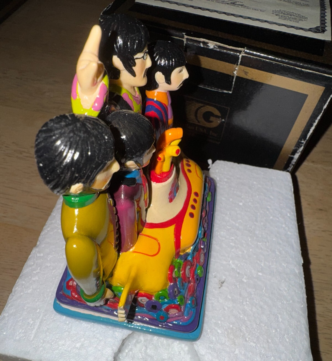 1999 BEATLES GARTLAN YELLOW SUBMARINE PORCELAIN LTD FIGURE LOW