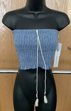 CLOSEOUT New O'Neill "CLYDE" Women's Size Small Blue Top 36