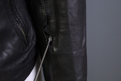 Armani Collezioni Black Full Zip Leather Lightweight Jacket Size 48 - Picture 8 of 24