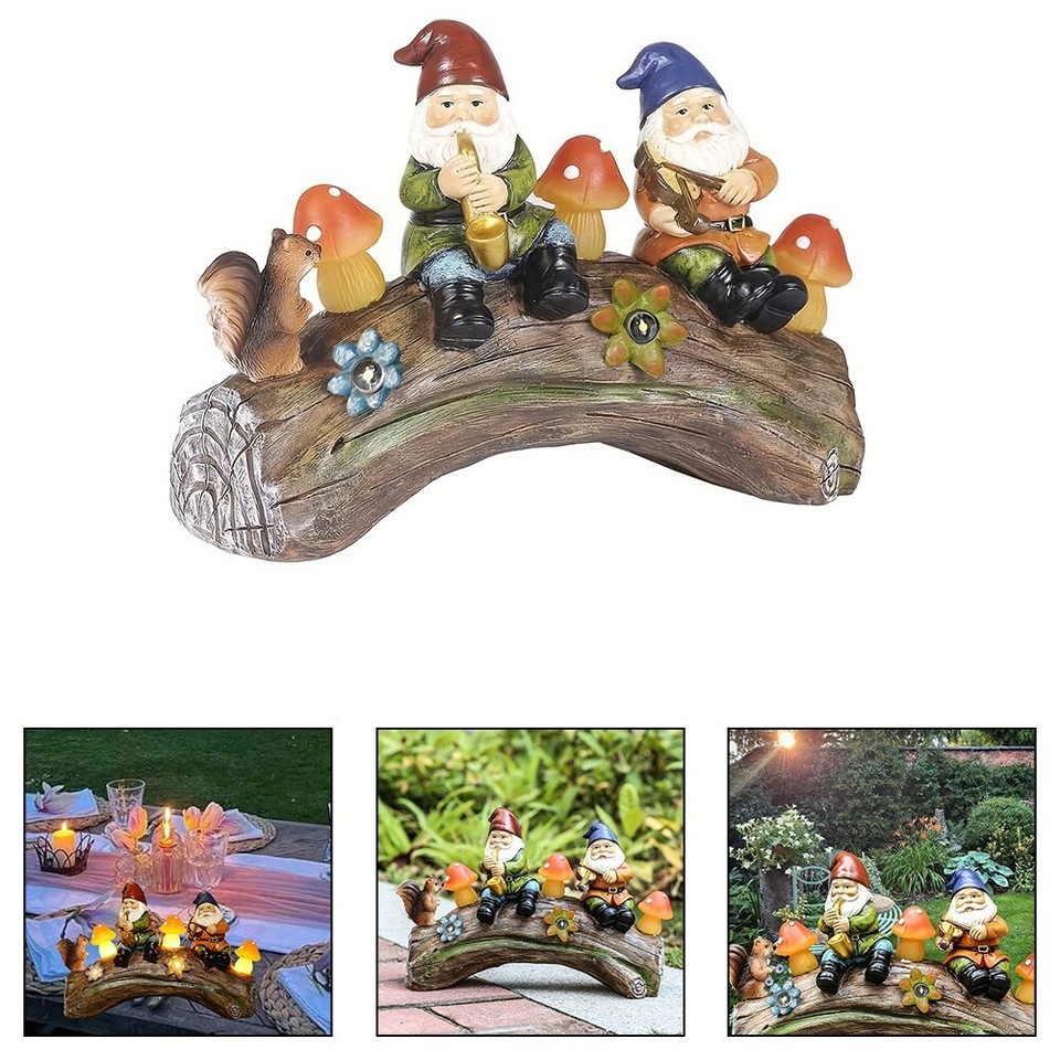 Outdoor Solar Gnome Light Unique Garden Decoration for Balconies and