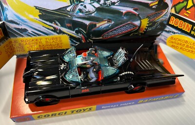 MIB 2024 Gloss Reissue of 267 Corgi Batmobile Collection of Extras