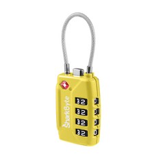 4 Digit Combination TSA Security Padlock Luggage Travel Suitcase Wire Locks