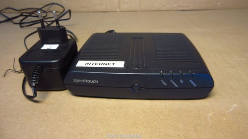 Thomson 546i V6 Speedtouch 10/100 Router 4-ports adsl2+ Gateway INCLUDING PSU - 第 1/3 張圖片