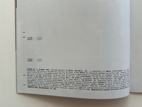 Inferno #1 (2021) Emma Frost Jeff Dekal Variant cover Jonathan Hickman NM - Picture 2 of 3