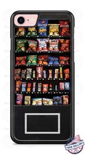 Funda de teléfono vintage para máquina expendedora de caramelos chips aperitivos para iPhone Samsung Google