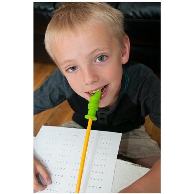 Kids Sensory Chew Necklace Biting Pencil Topper Teether Toy LP eBay