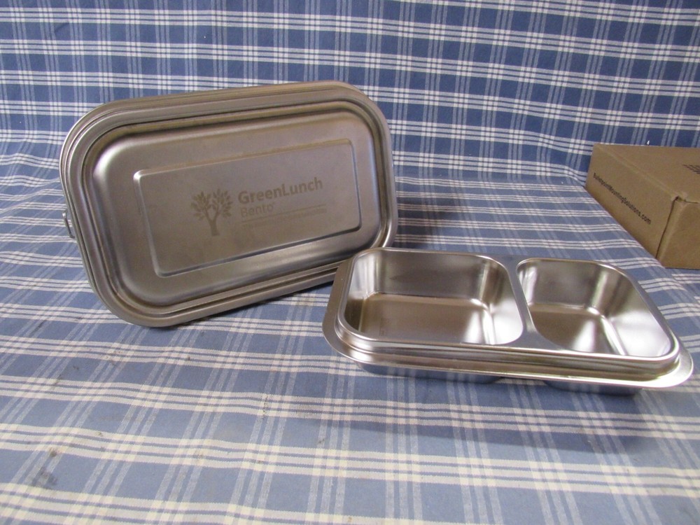 GreenLunch Bento Stainless Steel Bento Box (Store Display) FAST FREE SHIPPING.