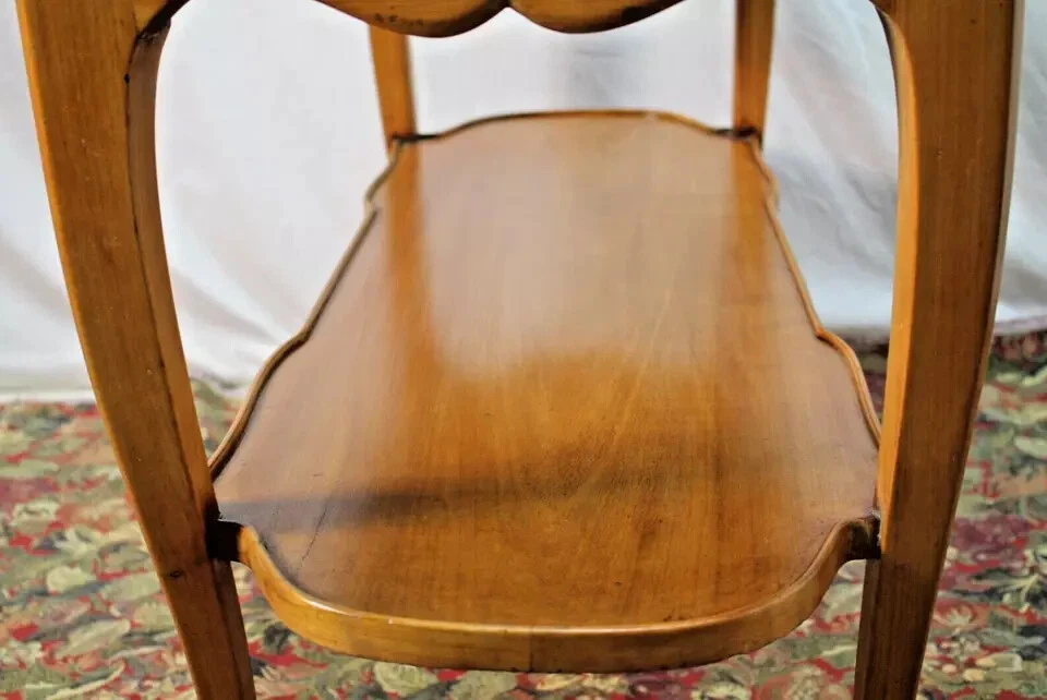 Sofá-mesa de servir madeira de cerejeira francesa 1940 - Imagem 4 de 4