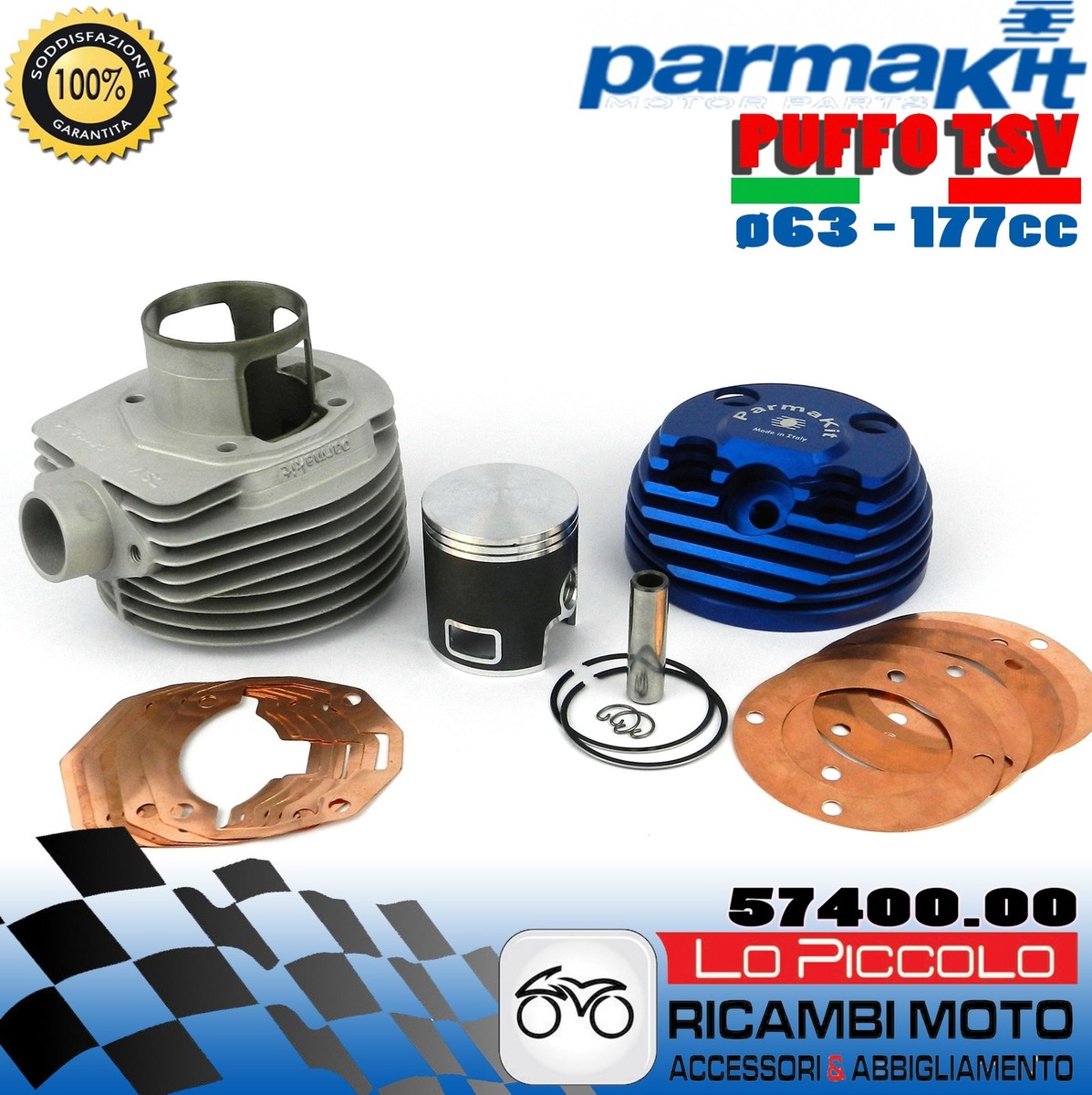 For Vespa Px 150 PARMAKIT Set Unit Heated Modification