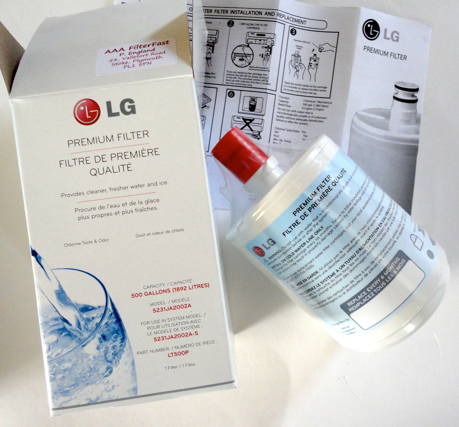 genuine lg premium, adq 72910901, ADQ72910902, lt500p, 5231ja2002a