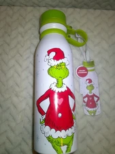 Hallmark Grinch and Max Color-Changing Water Bottle, 27 oz. Christmas NEW