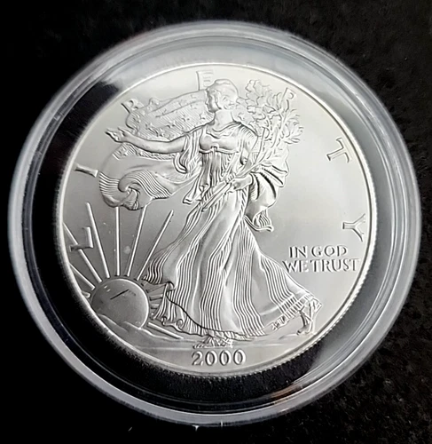 2000 American Silver Eagle Uncirculated 1oz .999 Fine Silver