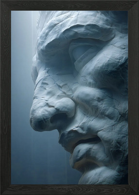 Cracks of a Titan Gerahmtes Wandbild Poster Leinwanddruck Bild