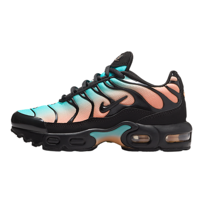 Nike NIKE AIR MAX PLUS キッズスニーカー 20㎝ Nike Air Max Plus Little Kids' Shoes (Black/Aurora Green/Orange