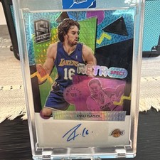 2022-2023 Panini Spectra Retrospect - Pau Gasol Auto 1/1 One of One!