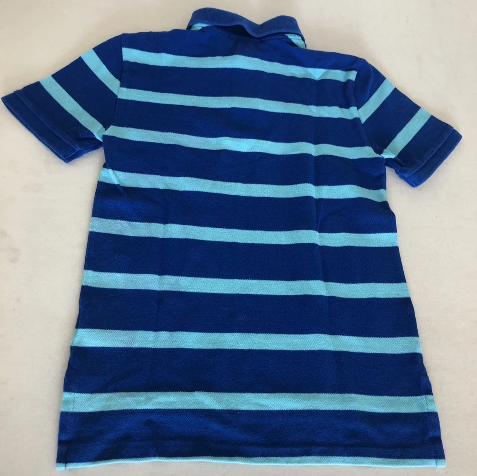 Ralph Lauren Polo Sz S (8) Boys Knit Short Sleeve Striped 100% Cotton Pullover - Image 2 of 4