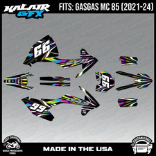 Graphics Kit for GasGas MC85 (2021-2024) Prime Series - RAINBOW