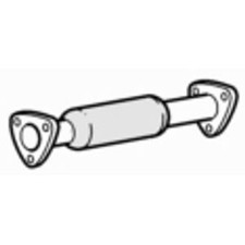 Type Approved Underfloor Catalytic Converter for Vauxhall Antara 2.4 (2007-2008)