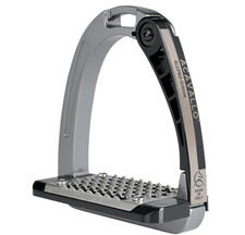 Acavallo Aluplus Junior Stirrups, One Size, Black, Set of 2