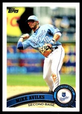 Mike Aviles 2011 Topps Royals #KCR2 Royals MLB READ FREE SHIPPING AutographDen
