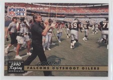 1991 Pro Set 1990 Replay Jerry Glanville Atlanta Falcons Jessie Tuggle #325 4f9