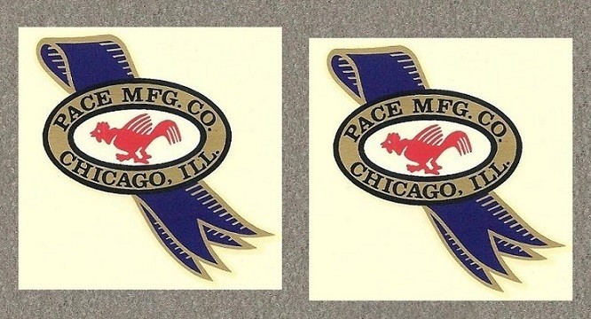 Pace antique restoration waterslide replacement slot machine decals