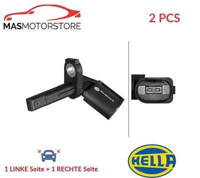 ABS SENSOR DREHZAHLFÜHLER PAAR HELLA 6PU 358 218-461 2PCS A FÜR PORSCHE MACAN