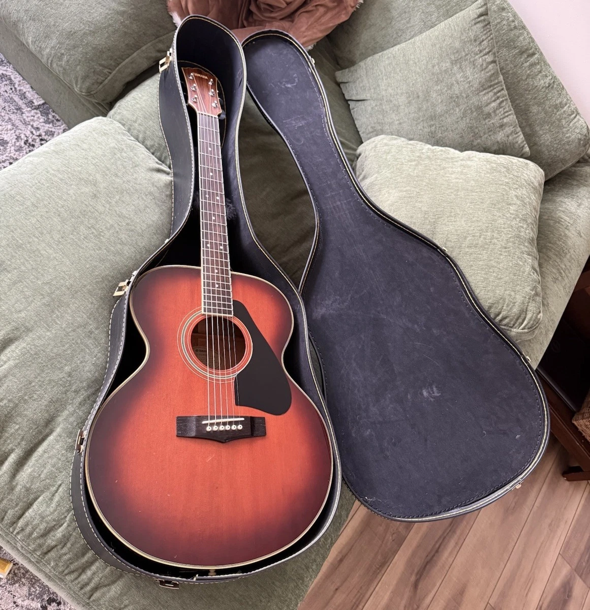 Yamaha CJ-818SB Jumbo Acoustic Guitar Sunburst Rare!! 1980s Japan