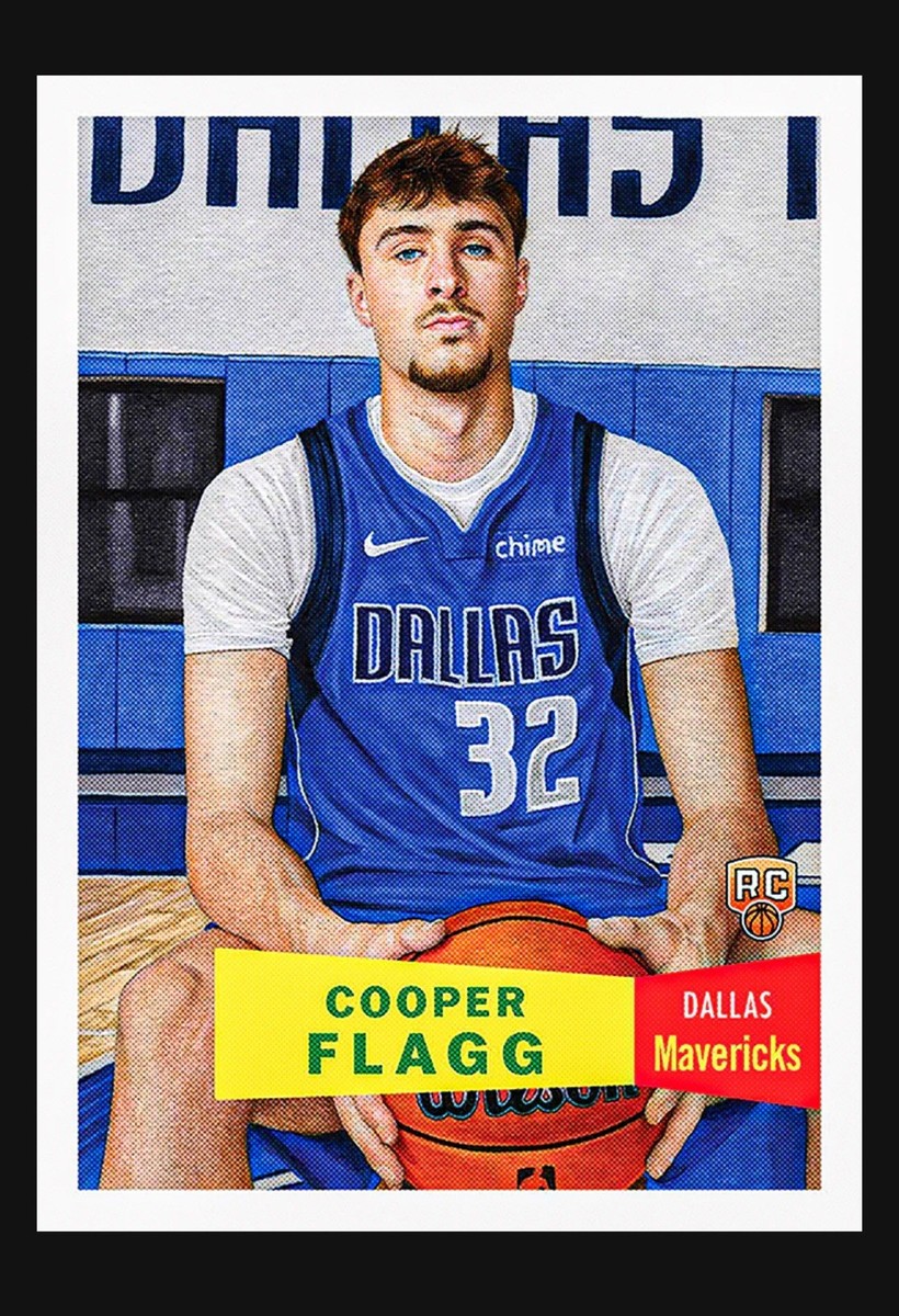 Cooper Flagg RC 2025-26 NBA Living Set #11 Dallas Mavericks 