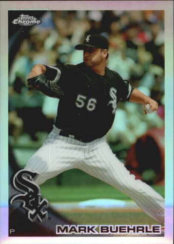 Mark Buehrle [Refractor] #142 2010 Topps Chrome card