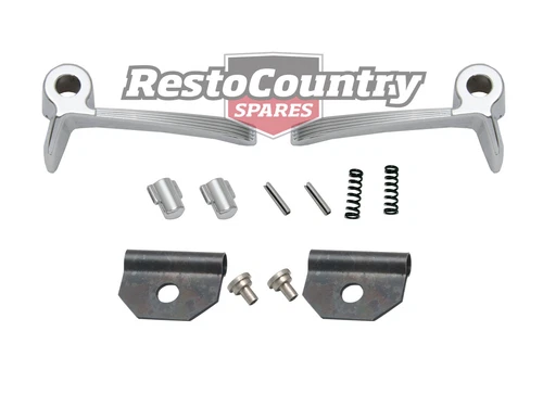Holden Vent Window Handle Pair + Pivot + RIvet Kit FE FC FB EK quarter 1/4 glass - Picture 1 of 1