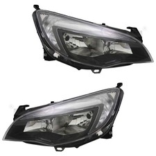 Scheinwerfer Set links & rechts schwarz mit Tagfahrlicht H7/H7 für Opel Astra J