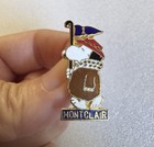 RARE Vintage Aviva Peanuts Snoopy Montclair State University College Lapel Pin — photo 1