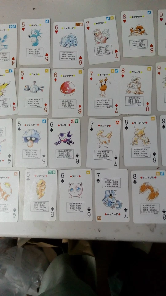 Pokemon Playing Cards blue Poker Deck Blastoise Nintendo - Image 3 of 4