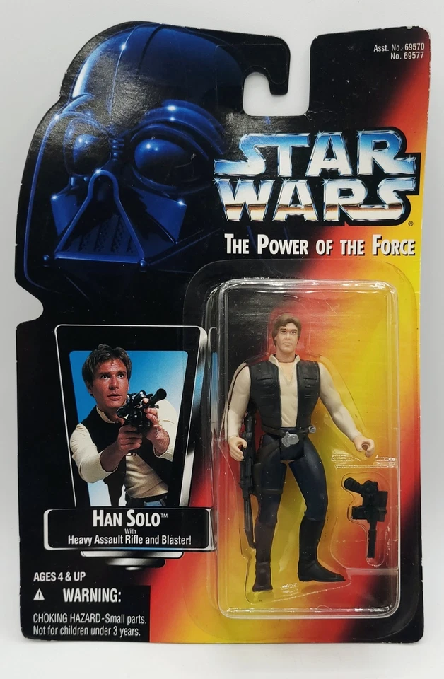 5x Star Wars Poder de la Fuerza Kenner 95’ Figuras Han Boba Luke Masticable Corbata Piloto Foto 2 de 4