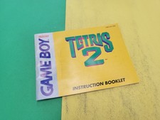 Tetris 2 Game Boy Instruction Manual Booklet Insert Vintage Nintendo