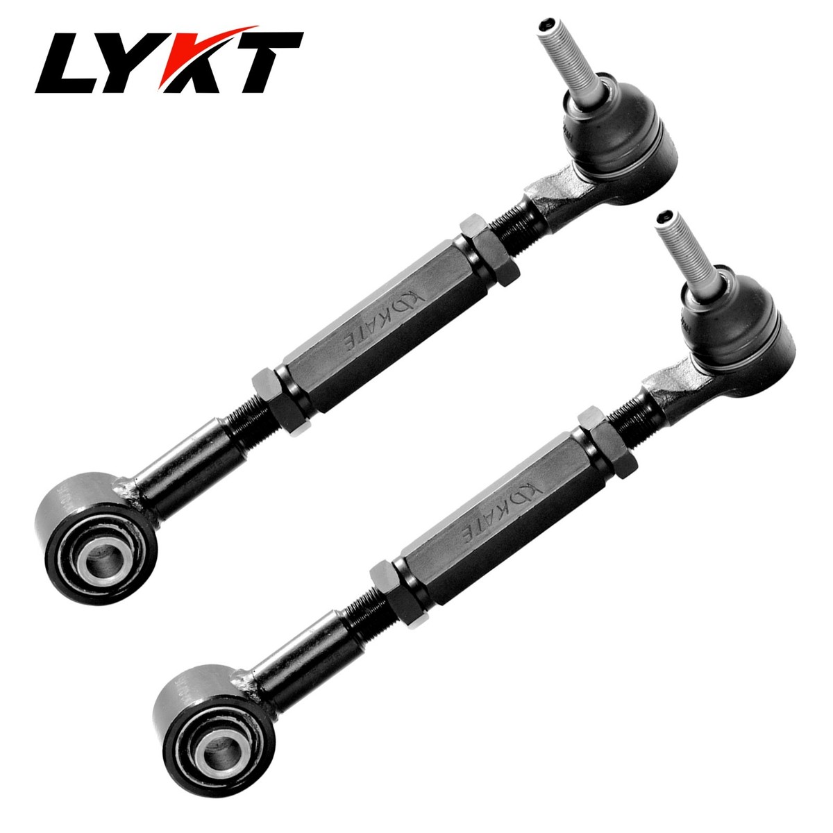 LYKT 2pcs Adjustable Arms Alignment Rear Toe Kit for Subaru、Scion