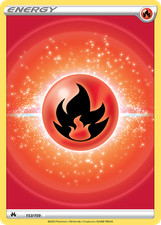 Fire Energy - Holo - Crown Zenith - 153/159 NM Pokemon