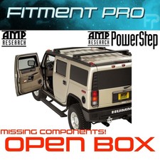 Amp Research 75107-01a Powerstep Running Boards Black For 2003-2009 Hummer H2 Amp Research 75107-01a Powerstep Running Boards Black For 2003-2009 Hummer H2