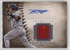 2015 Bowman Inception Auto Relics Hunter Renfroe #IAR-HR Auto 2a9