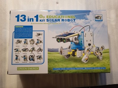 13-in-1 Solar Powered Robot Kit Educational DIY STEM Building Set Kids 10+